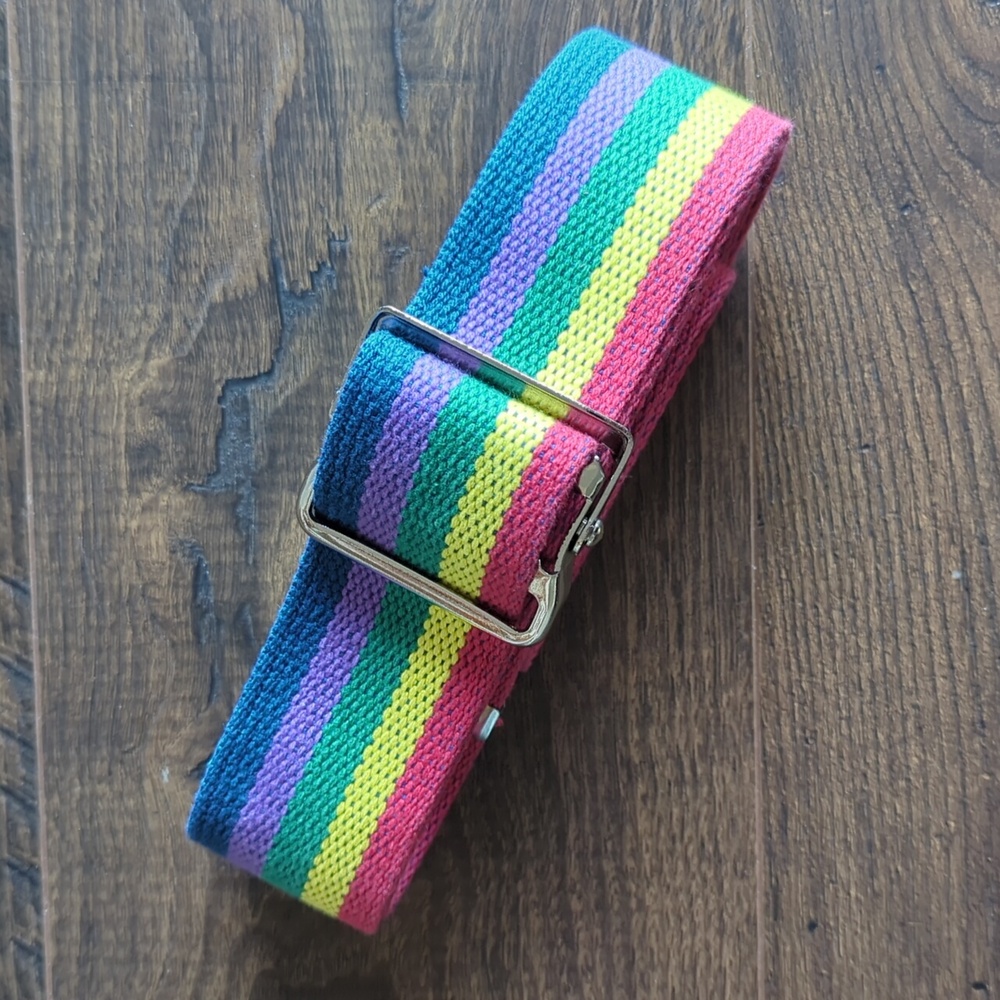 Vintage J. T. Posey Co Rainbow Belt